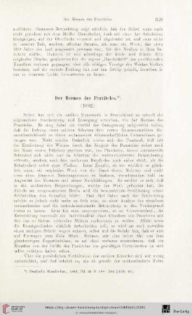 Der Hermes des Praxiteles