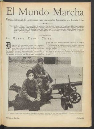 El Mundo Marcha : Revista mensual de los sucesos más interesantes ocurridos en treinta días