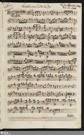 1405. Quartetto: La voglio così / Sarti, G.