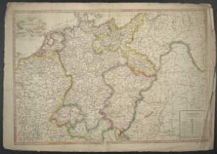 Deutschland Nach seiner neuesten Grenz-berichtigung