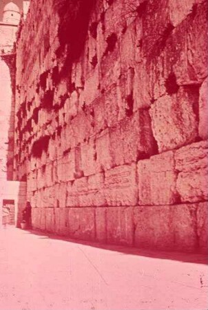 Klagemauer. Wailing Wall [Jerusalem]
