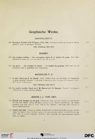 Graphische Werke (Nr. 408-439)