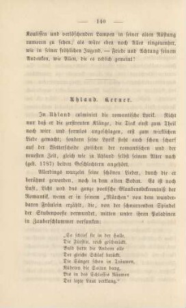 Uhland. Kerner