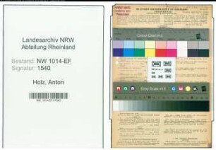 Entnazifizierung Anton Holz , geb. 15.06.1883 (Schmied)