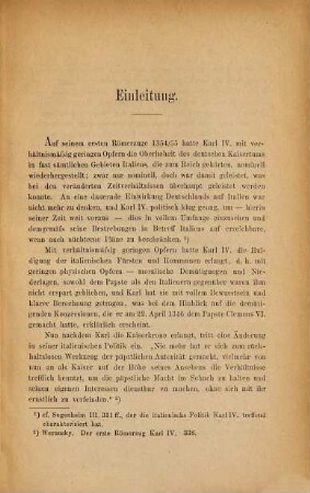 Der zweite Römerzug Kaiser Karls IV. : Inaugural-Dissertation