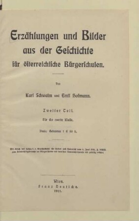 Teil 2, [Schülerband]: Für die 2. Klasse