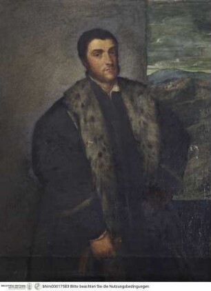 Bildnis eines Edelmannes mit Pelz