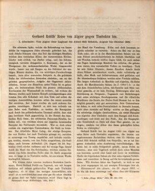 Mittheilungen aus Justus Perthes' Geographischer Anstalt über wichtige neue Erforschungen auf dem Gesammtgebiete der Geographie. 1864