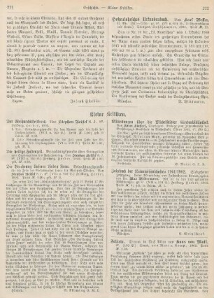 221-224 Kleine Kritiken