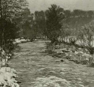 An der Bobritzsch (Im Schnee)
