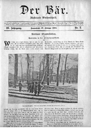 Sonnabend, 17. Februar 1900 Nr, 7