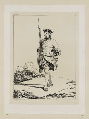 Louis XV, Blatt 28 der Folge "Federzeichnungen"