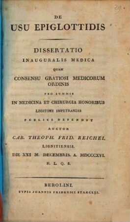De usu epiglottidis : diss. inaug. med.