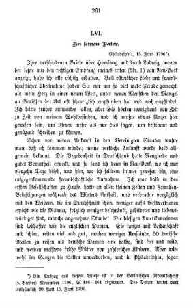 LVI. An seinen Vater.
