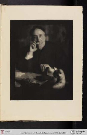 [Eduard J. [Jean] Steichen, V. Anatole France, photogravure from original negative]