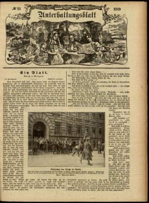 Ausgabe vom Sonntag, den 15. Juni 1919.