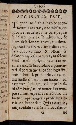 145-150, Accusatum Esse