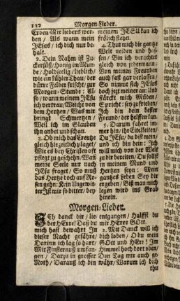132-140, Morgen-Lieder
