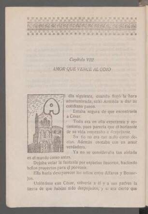 Capítulo VIII - Amor que vence al odio