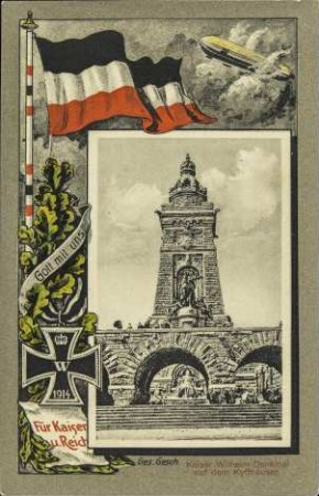 Für Kaiser und Reich - Kaiser Wilhelm Denkmal auf dem Kyffhäuser.