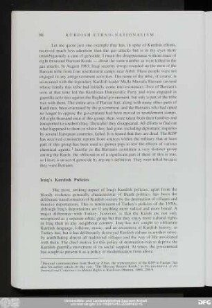 Iraq's Kurdish Policies