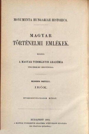 Történeti maradványai : 1566 - 1603, 2. 1598 - 1599