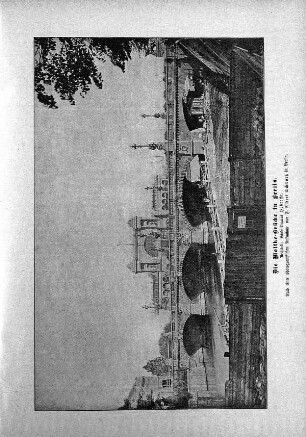 Die Moltke-Brücke in Berlin. Architekt: Stadt-Baurat Hobrecht. Nach einer photographischen Aufnahme von F. Albert Schwartz in Berlin
