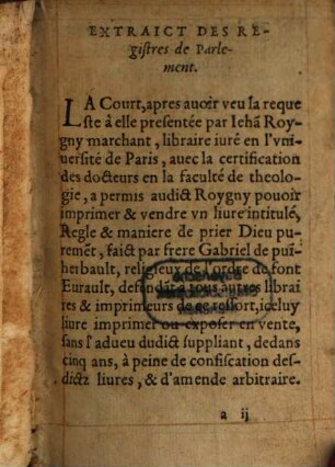 Règle et maniere de prier Dieu