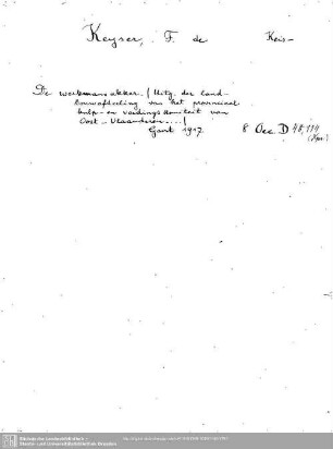 Keiser, F. (Keyser)