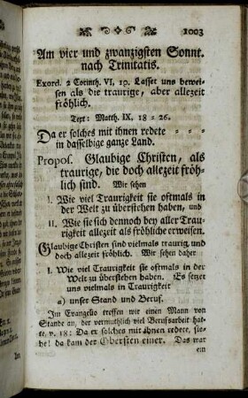 Am vier und zwanzigsten Sonnt. nach Trinitatis.