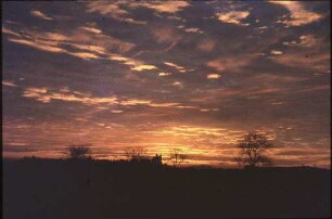 Sonnenuntergang am Lehener Berg