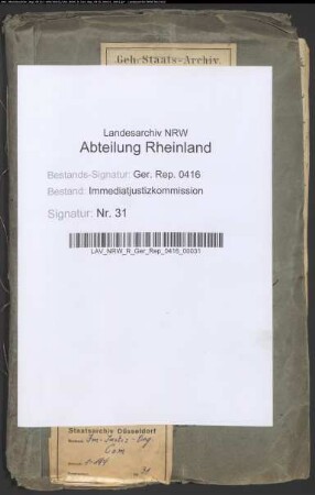 Das Regulativ zwischen Justiz- und Verwaltungsbehörden.