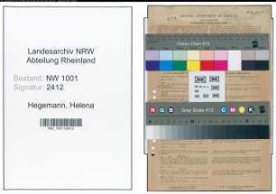 Entnazifizierung Helena Hegemann, geb. 22.07.1922 (Lehrerin)