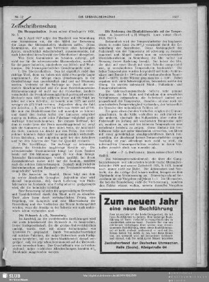 Zeitschriftenschau