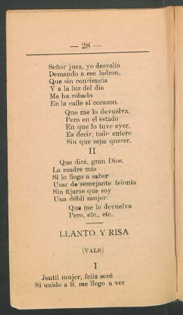 Llanto y risa : (Vals)