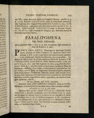 453-454, Petrus Palladius, Theologus & Episcopus ...