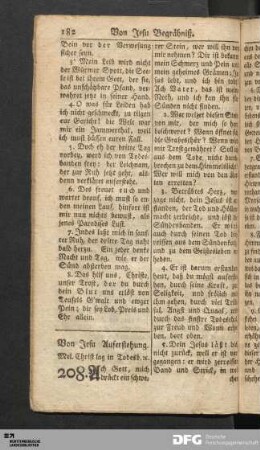 Von Jesu Auferstehung.