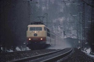 Laufach Rampe Schwarzkopftunnel Westportal Lok 103 137 IC
