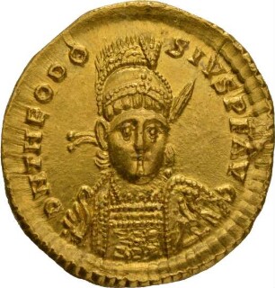 Münze, Solidus, 425 - 429
