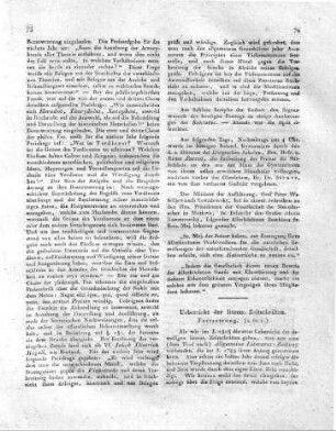 Uebersicht der literar. Zeitschriften. Fortsetzung. (s. St. 1.)