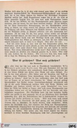 32: Was ist geschehen? Was muß geschehen? : Die Revolution