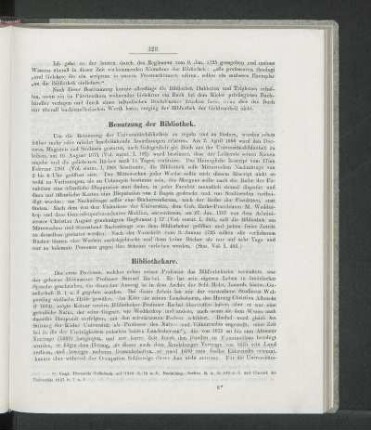 Benutzung der Bibliothek.