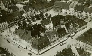 Döbeln, Niedermarkt, Luftbild