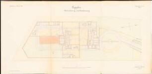 Amtsgericht und Gefängnis, Lublinitz: Lageplan 1:200