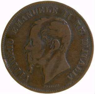 Münze, 5 Centesimi, 1861
