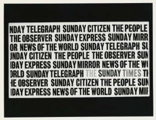 Plakat "The Sunday Times" von John Donegan