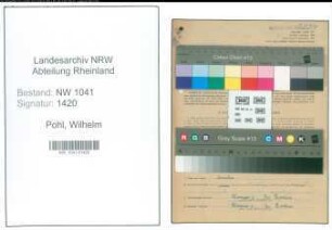 Entnazifizierung Wilhelm Pohl , geb. 22.03.1898 (Arbeiter)