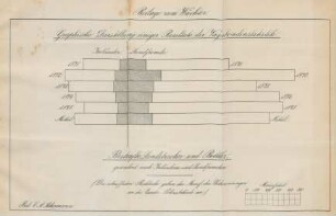 Graphische Darstellung einiger Resultate der Vagabondenstatistik