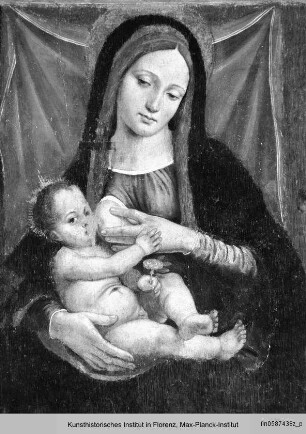 Polyptychon des Heiligen Syrus : Die Madonna lactans