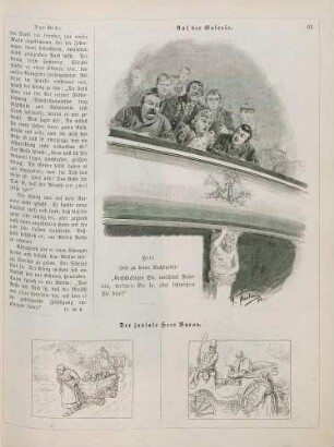 "Auf der Galerie" "Der joviale Herr Baron"